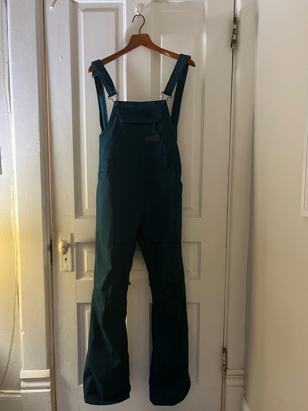 Burton Dark Teal Women’s Overalls with Adjustable Straps